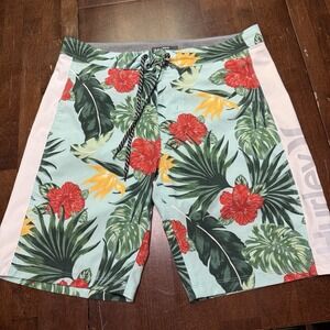 Hurley‎ Phantom Shorts Mens 32 Phantom Beach Board Swim Trunks Tropical Floral